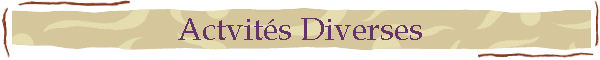 Actvits Diverses