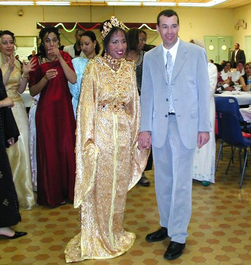 La robe dore.